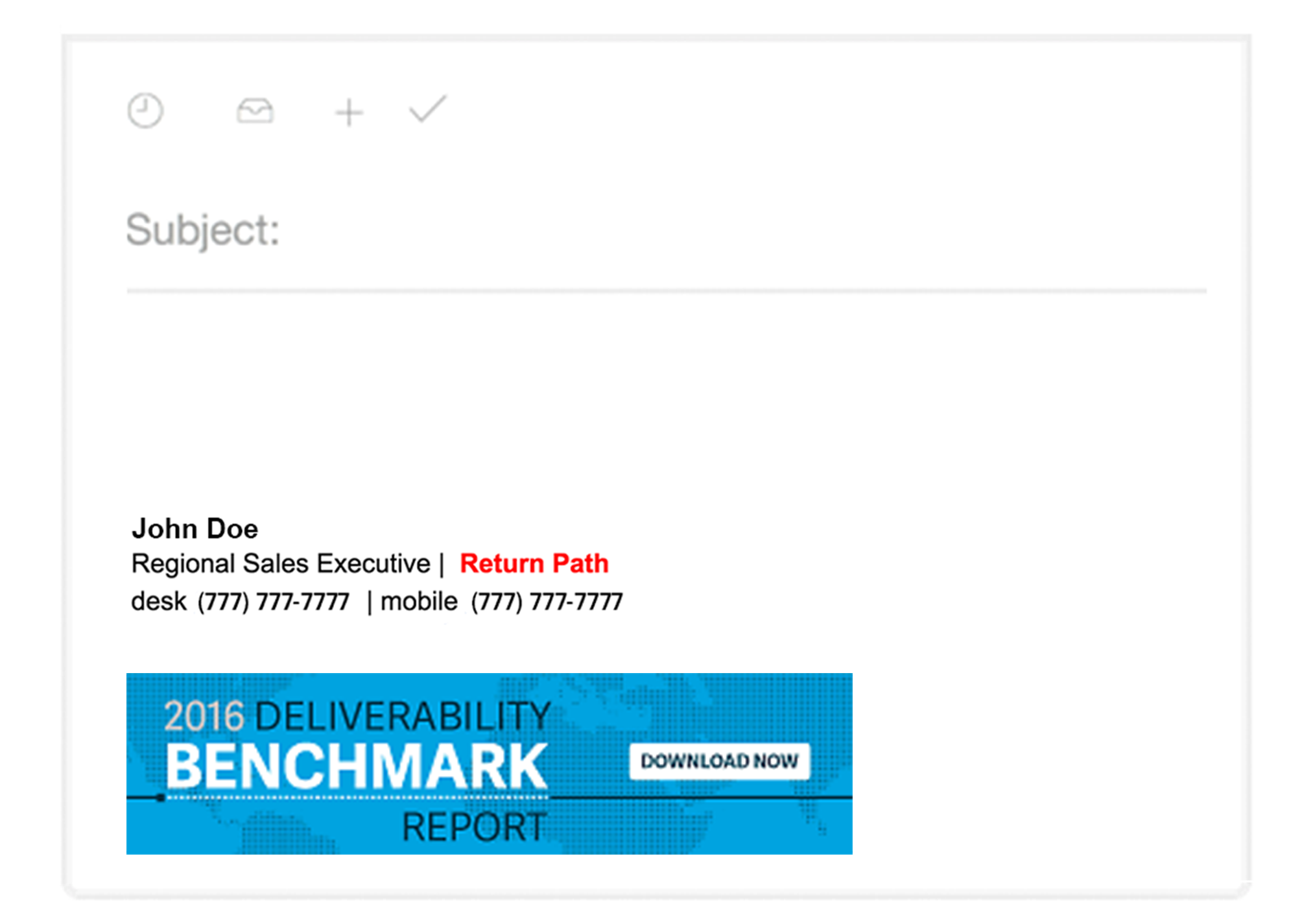 Office Email Signature Example 2