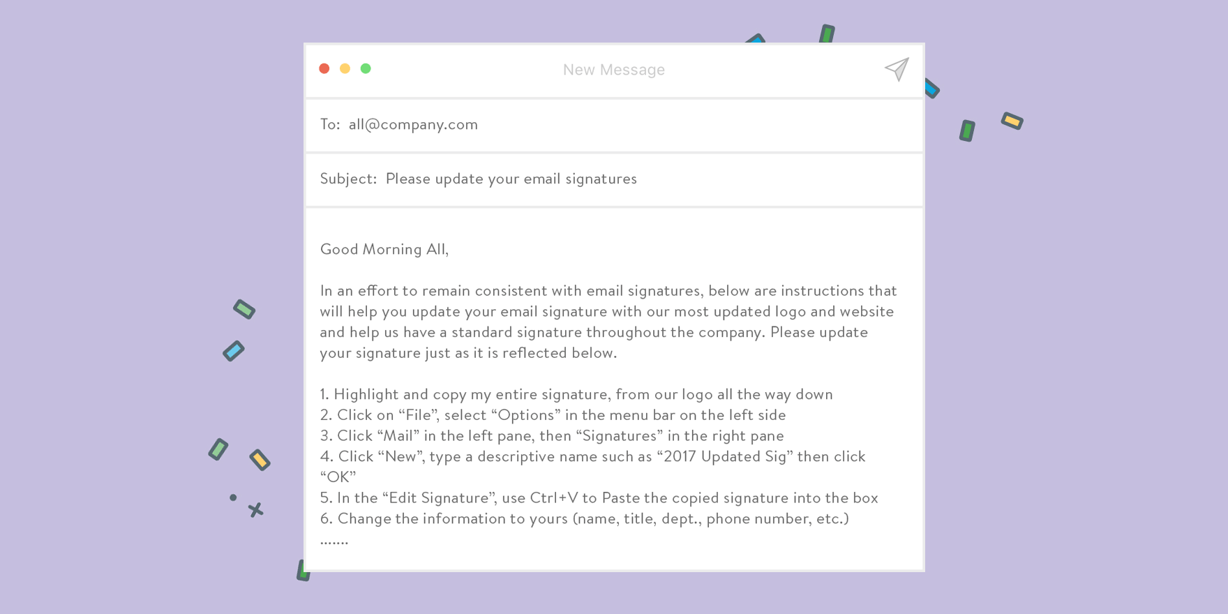 The Dreaded Time To Update Your Email Signatures Email Sigstr