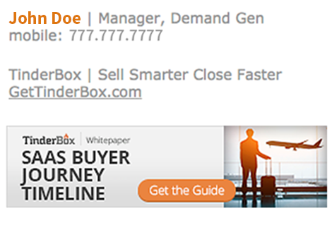 Email signatures examples TinderBox