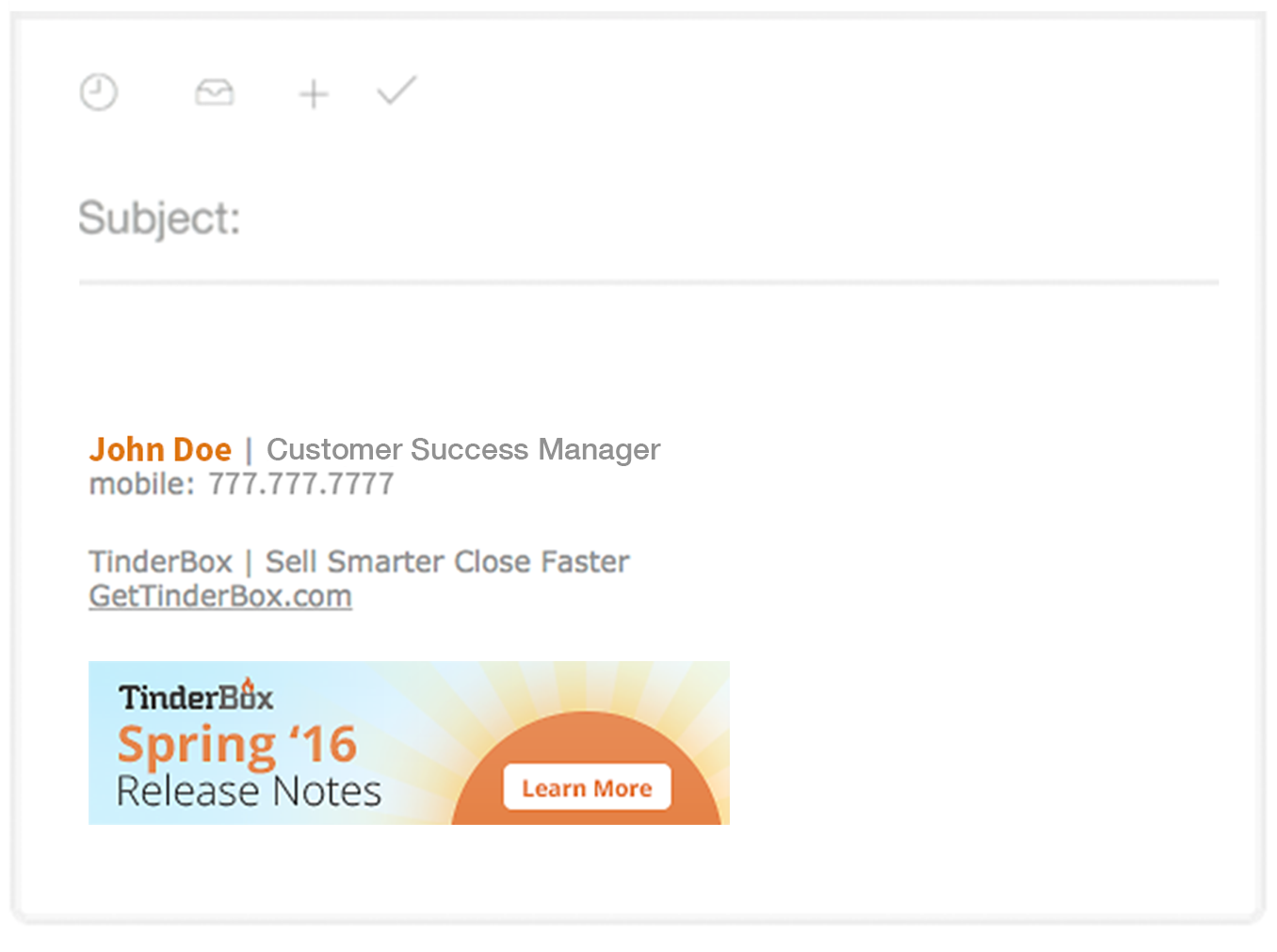 Great email signatures from Tinderbox via Sigstr