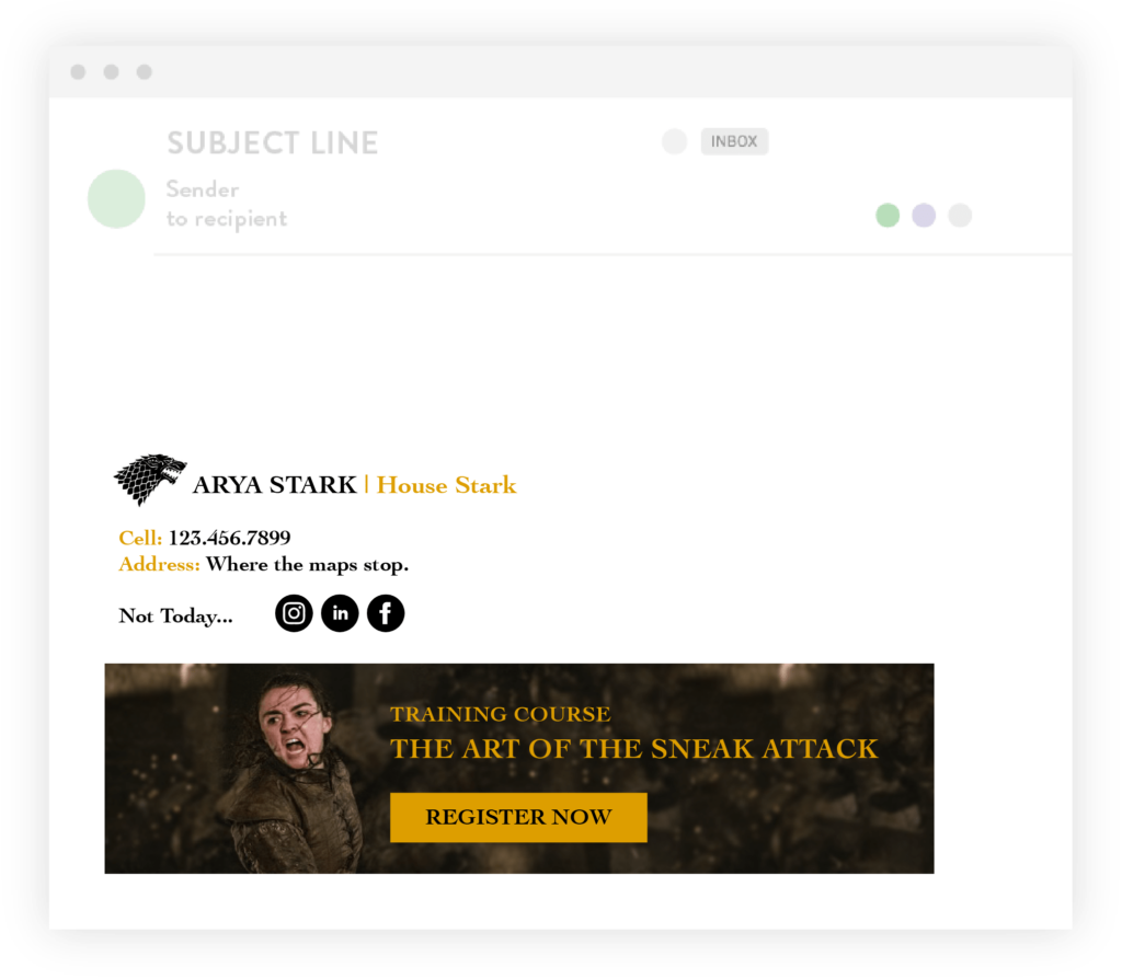 game of thrones email signatures