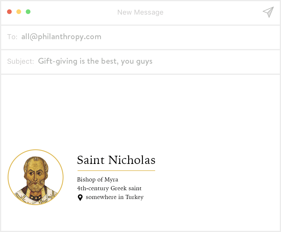 santa claus email signature